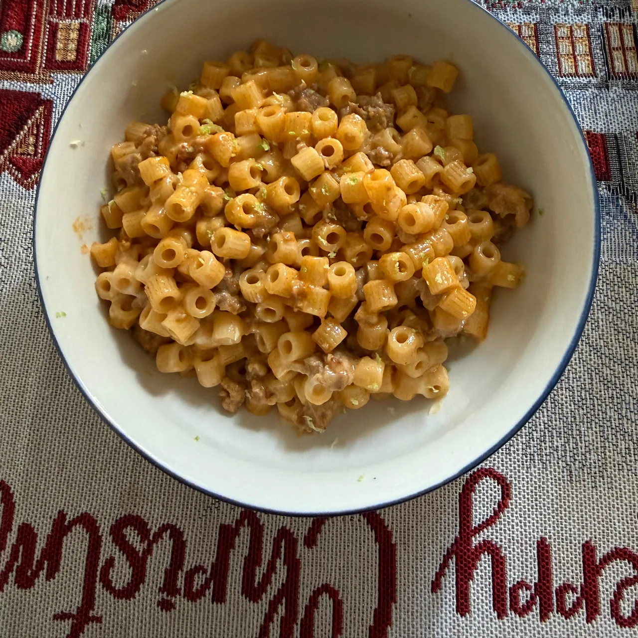 Ditali al ragù di tacchino