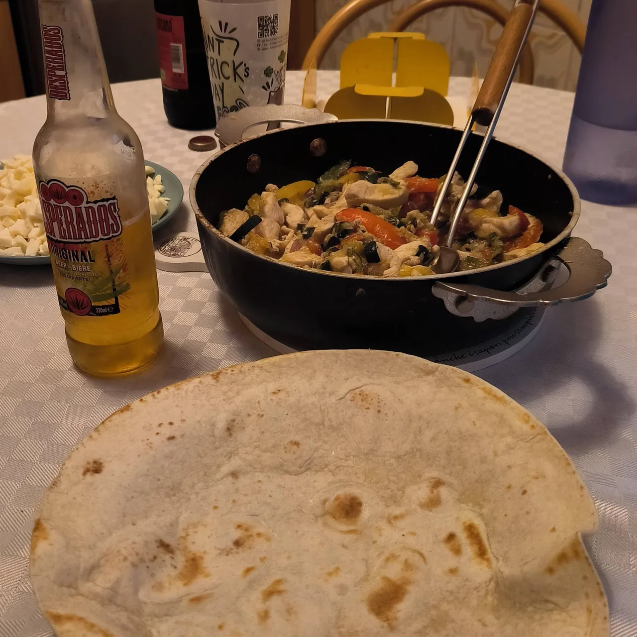 Tortillas con tacchino, paprika e lime