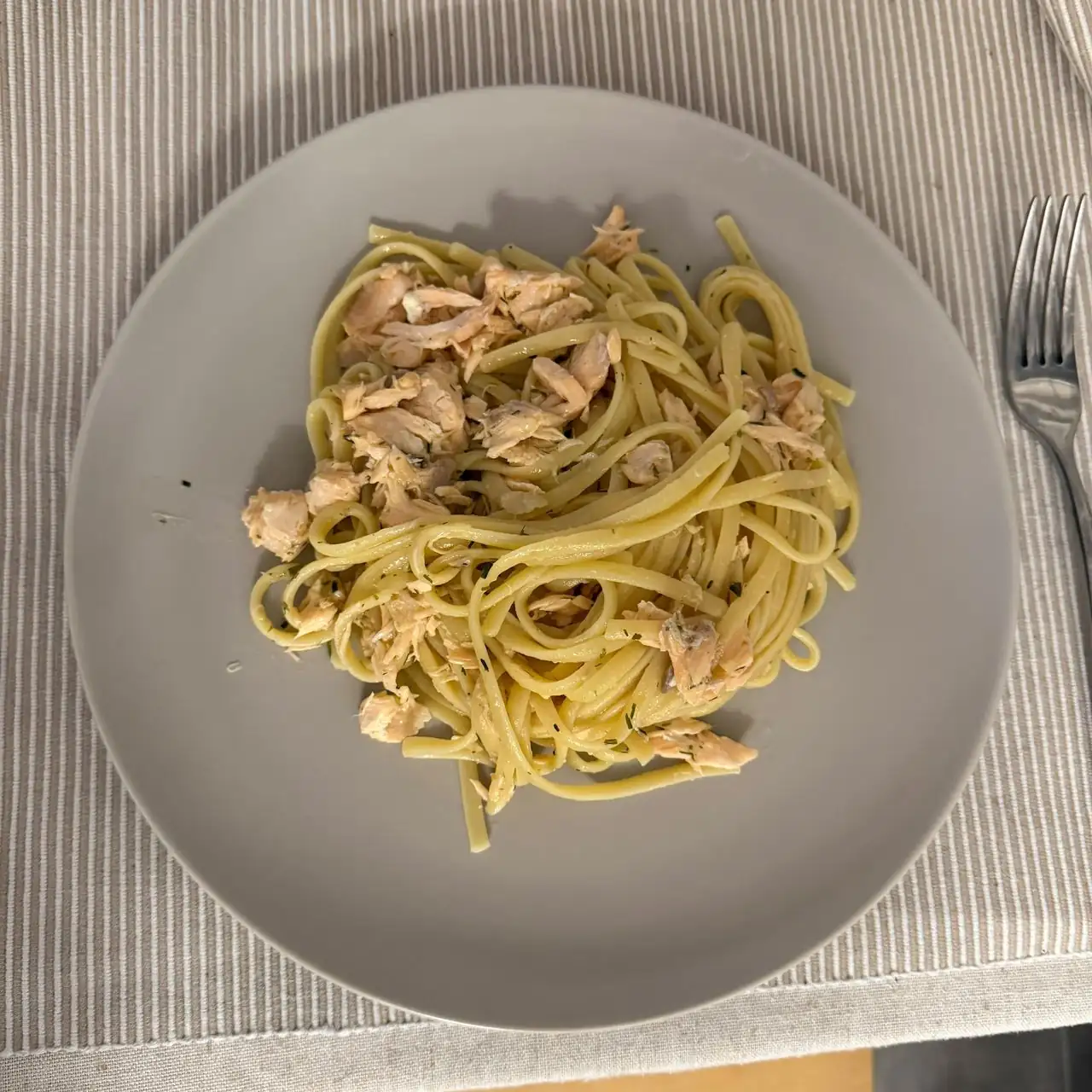 Linguine al salmone